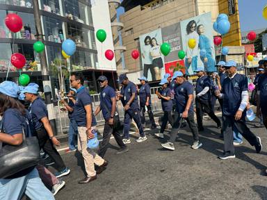 Participants on the World TB Day 2025 awareness walk
